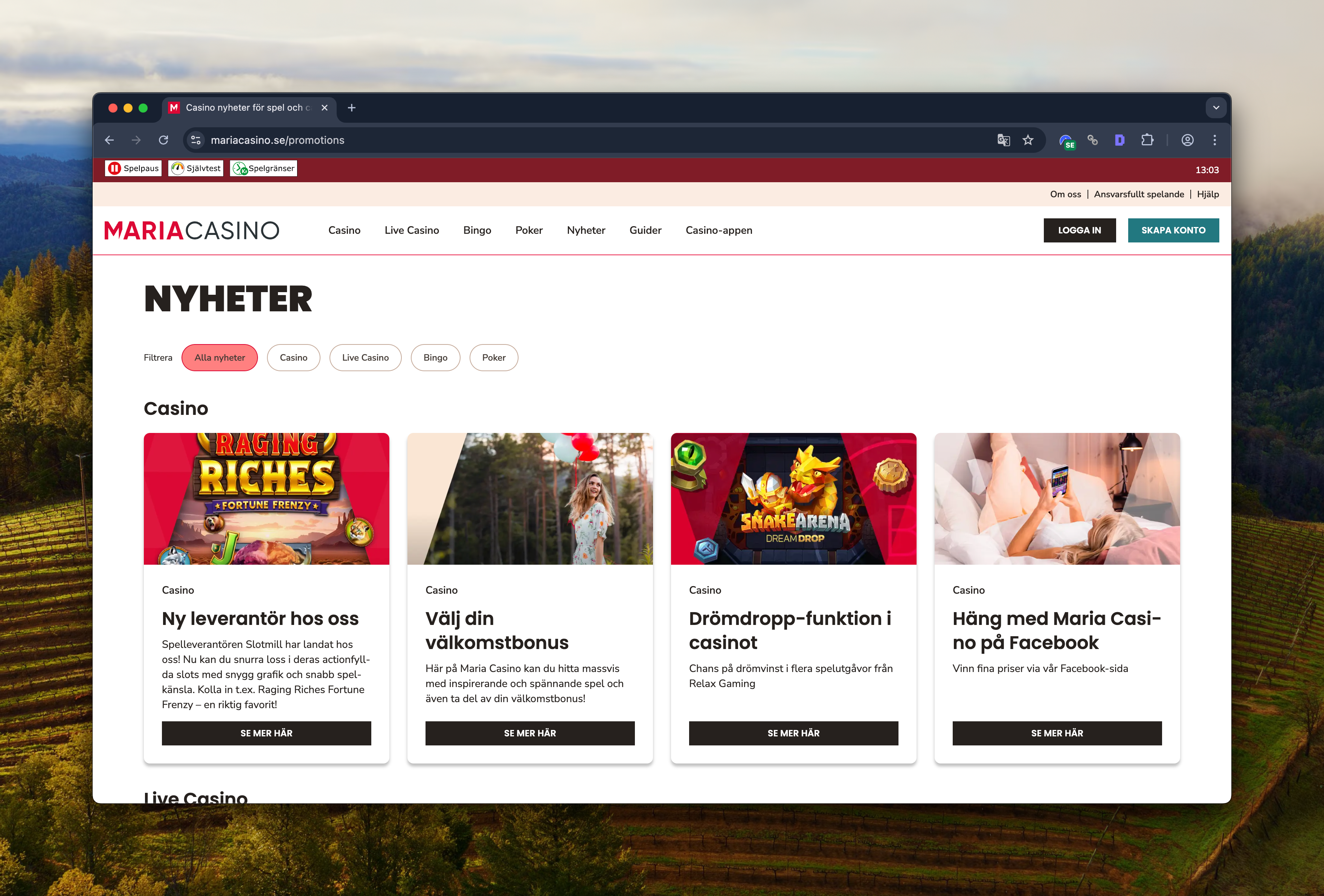 spelavinst-recensioner-maria-casino