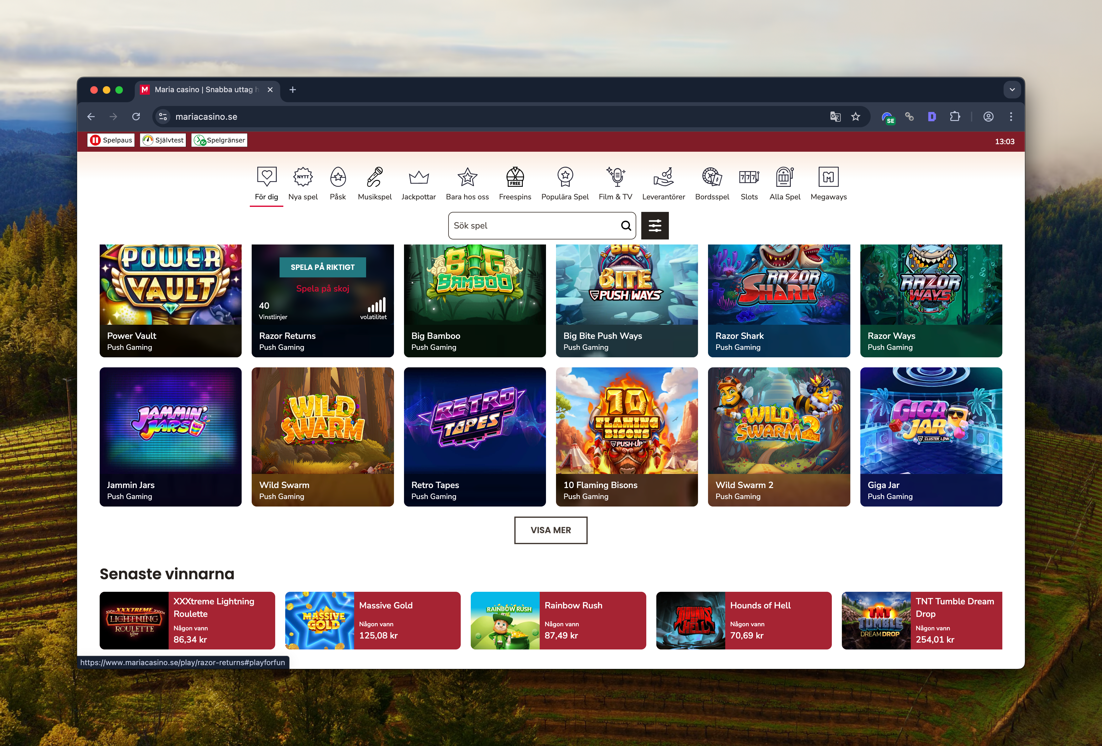 spelavinst-recensioner-maria-casino