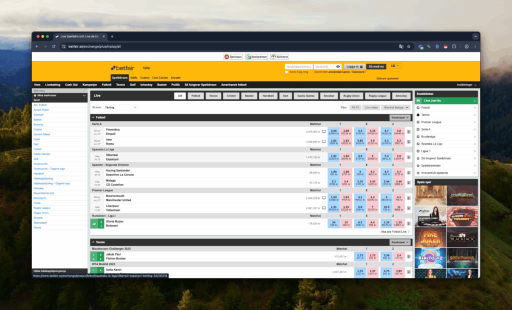 spelavinst-recension-betfair