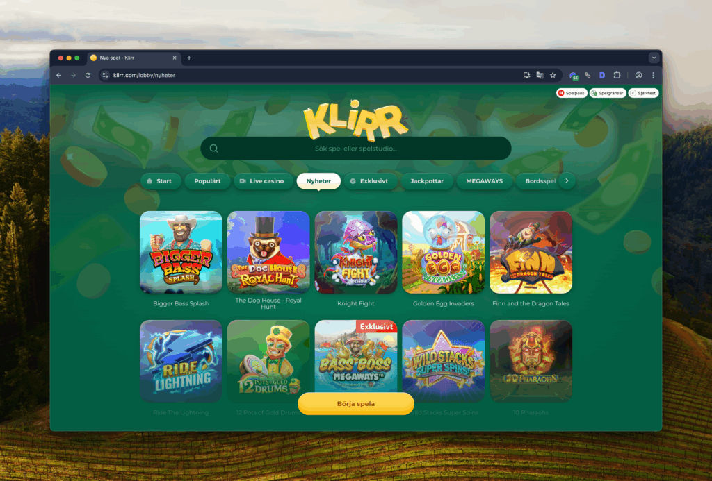 spelavinst-recensioner-klirr-casino
