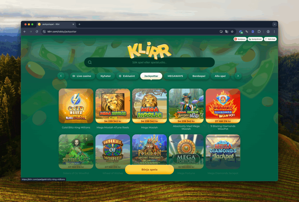 spelavinst-recensioner-klirr-casino
