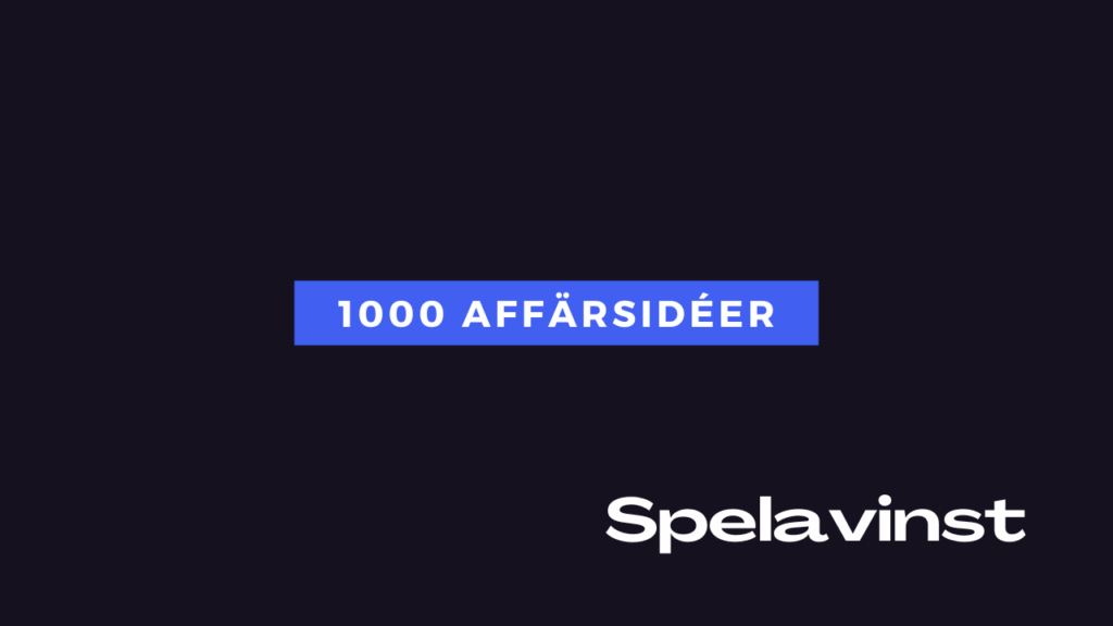 spelavinst_1000 affärsidéer