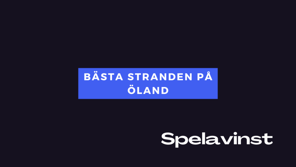 spelavinst_Bästa stranden på Öland