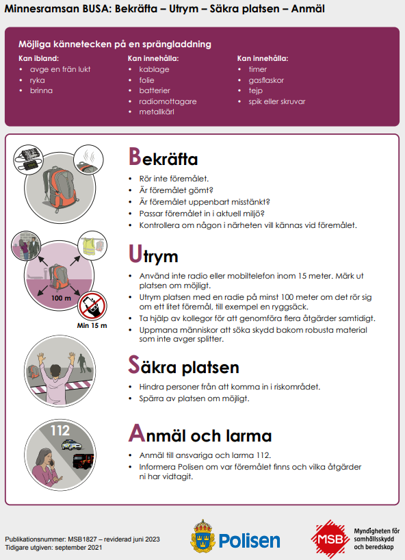nyheter om farligt föremål som har neutraliserats. läs allt om insatsen, polisarbetet och hur situationen tryggt hanterades av myndigheterna.
