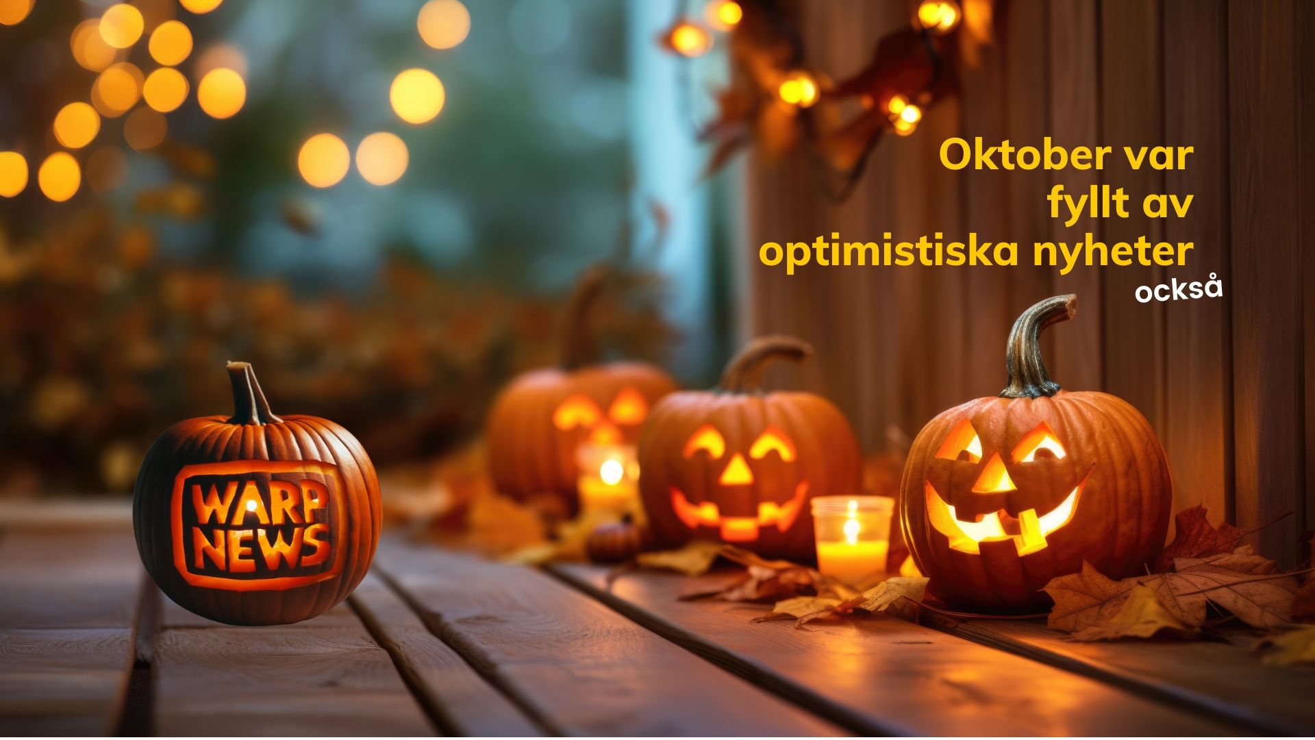 upptäck vår sammanfattning för oktober: de viktigaste nyheterna, händelserna och höjdpunkterna från månaden i ett lättöverskådligt format.
